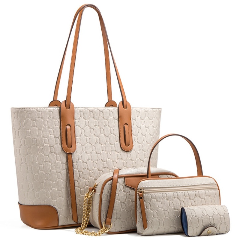 시스슈 여성 클래식 토트백 숄더백 크로스백 카드지갑 대용량 일상생활 4종세트 여성백 34,900원