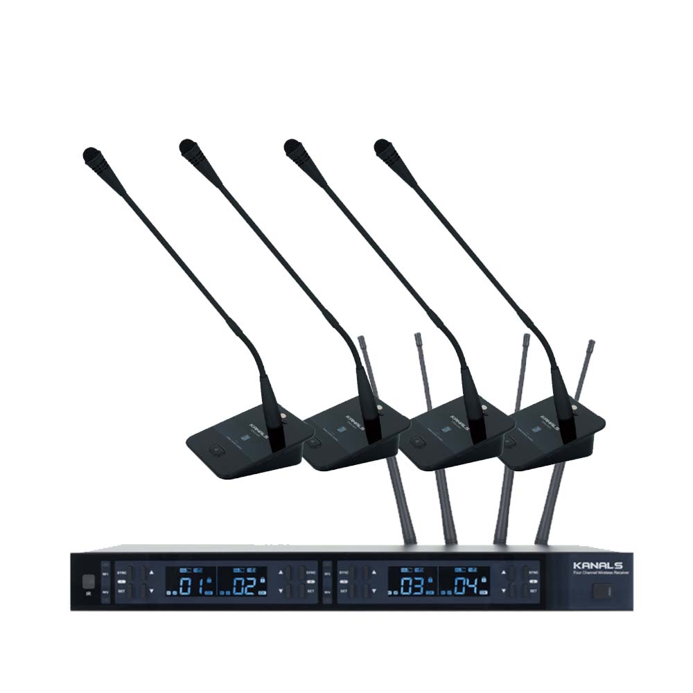 MWG-4500 카날스 회의용 강의용 설교용 무선 구즈넥 마이크 4개 1,558,200원