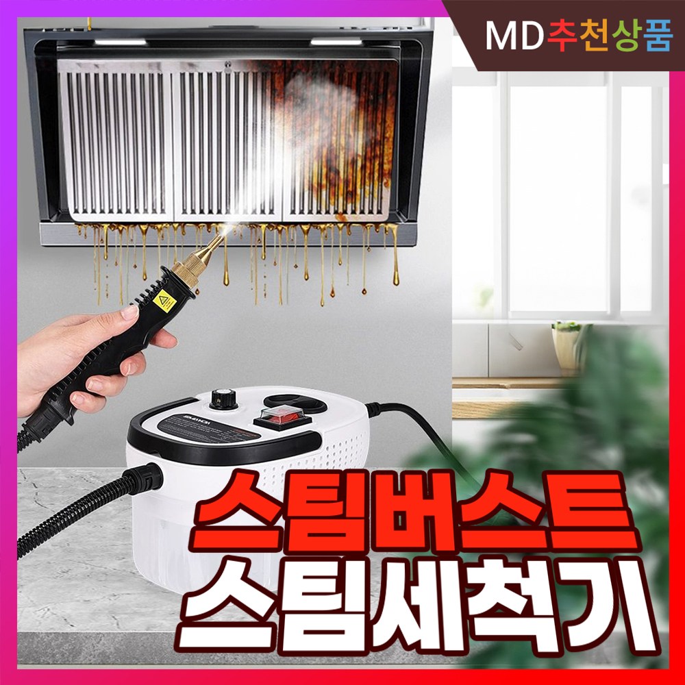 스팀버스트 고압 스팀세척기 고온 스팀세차 세척기 세차기 자동차 살균 냉장고 후드 주방용 85,000원