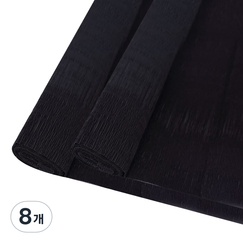 마다꾸미 주름 구김지 28 블랙, 50 x 250 cm, 8개 23,600원