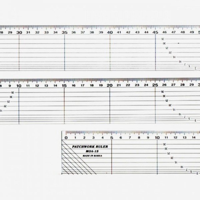 [청라핸즈]  퀼트 시접자 15cm30cm50cm (17-085) 5,500원