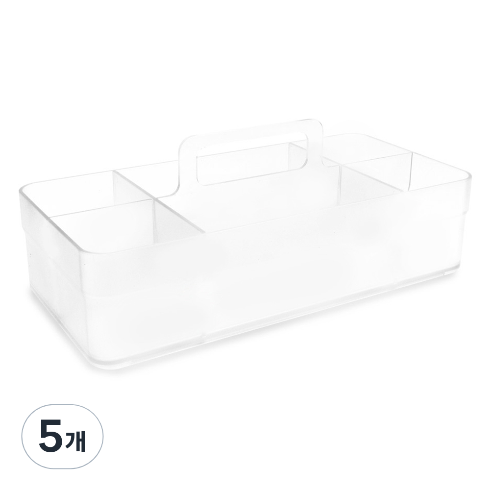 플라팜 컴팩트 다용도 수납 픽스 정리함 7호, 화이트, 5개 36,000원