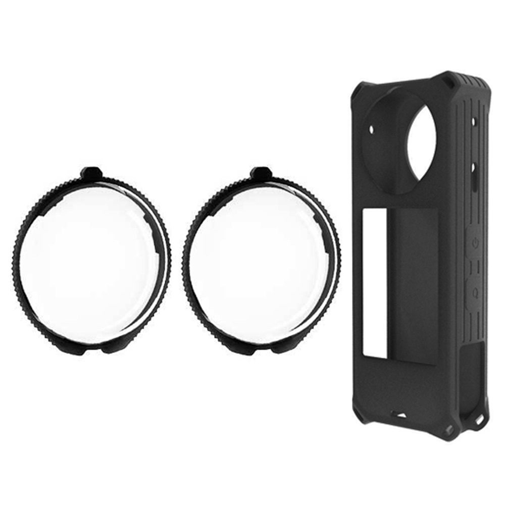 Insta360 X5 전용 광학유리 듀얼 렌즈 가드 실리콘 커버 세트 충격방지 스크래치 예방 40,400원