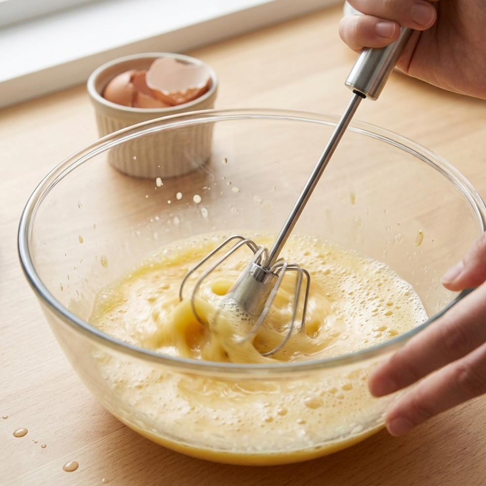 코니브라운 반자동 거품기 수동 핸드 믹서 우유 계란 베이킹 거품기, 1개 9,900원