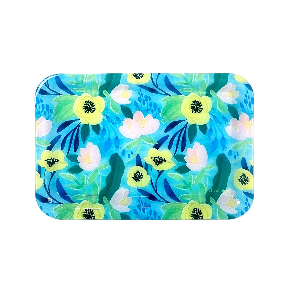 엘라다이닝 국산 고광택 아크릴 트레이 쟁반, 1개, 스칸디플라워 21,500원