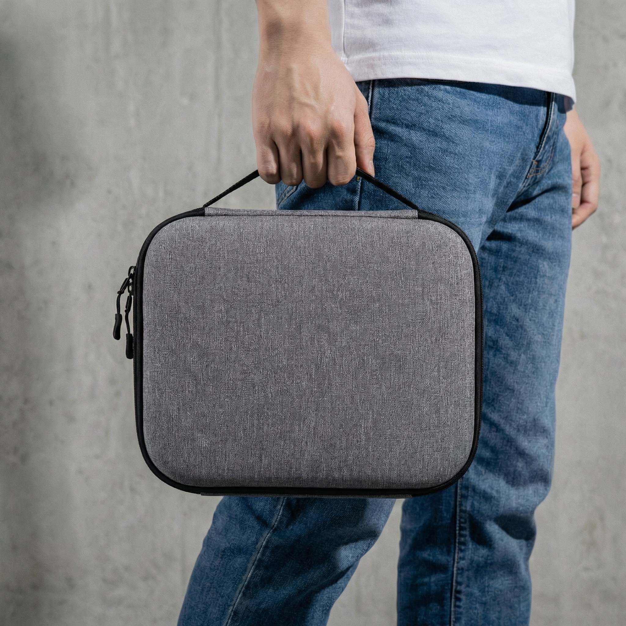 Stern 아이패드 갤럭시탭 파우치 멀티수납 하드케이스, 그레이, 1개 22,900원