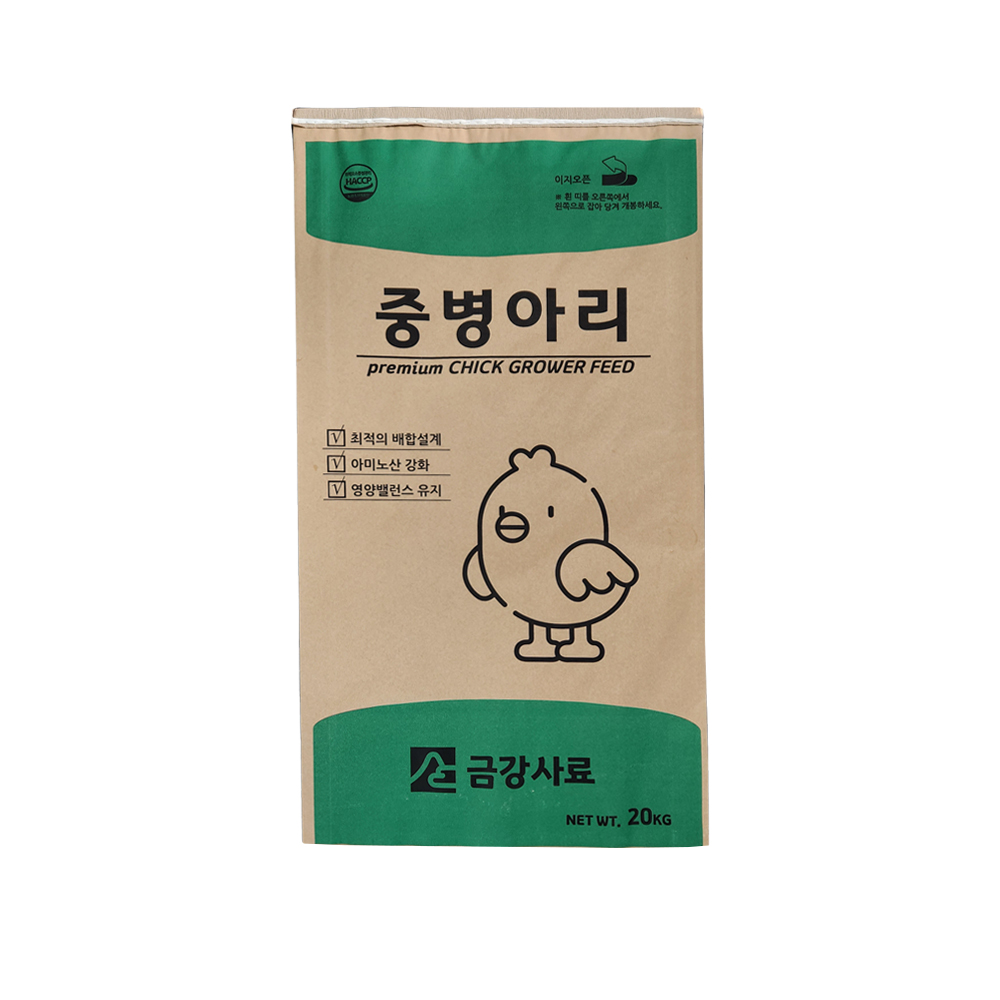 금강사료 중병아리 사료 산란 닭모이 산란닭 20kg, 1개, 20kg, 곡물 19,900원