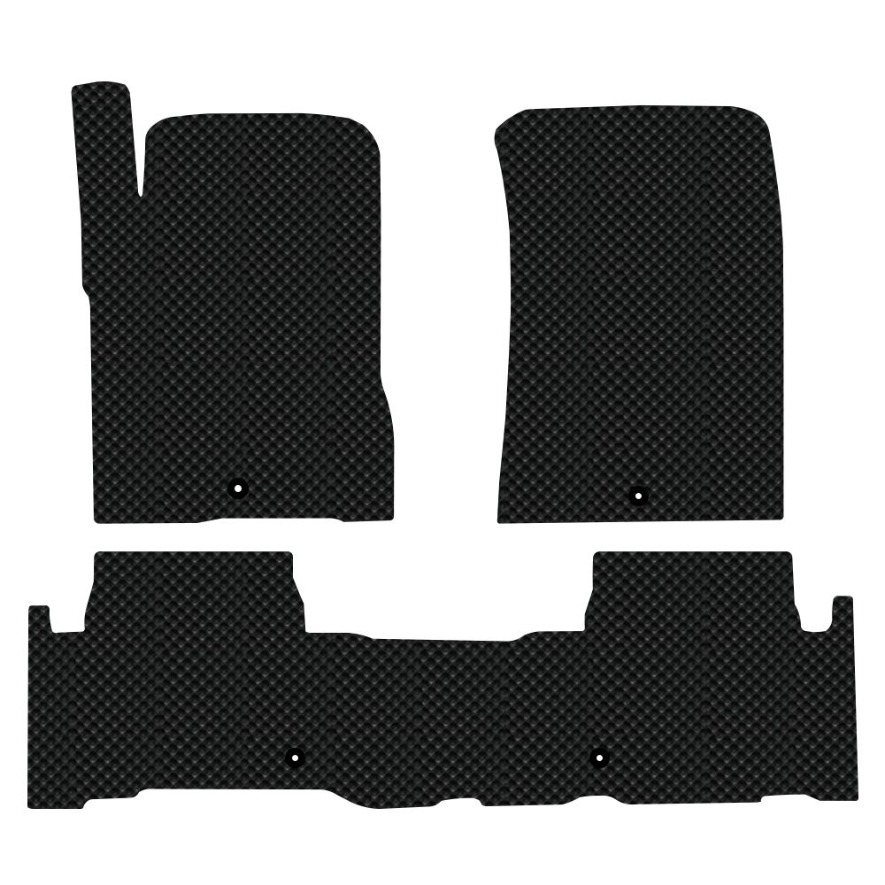 DXSOAUTO 렉스턴W (2013-2017) 전용 3D 엠보싱 차세대 고무매트 1열2열 세트, 블랙, 304_3 렉스턴W 59,000원