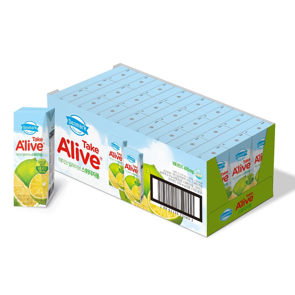 덴마크 테이크 얼라이브 스위티자몽 주스 코스트코 음료수 음료 alive 13,050원