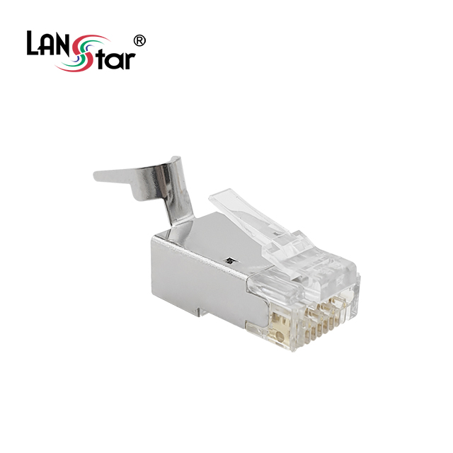 LANstar 모듈러콘넥터 CAT.7 STP 50u 8P8C 실버콘넥터 LS-CAT7-750, 1개, 은색 660원
