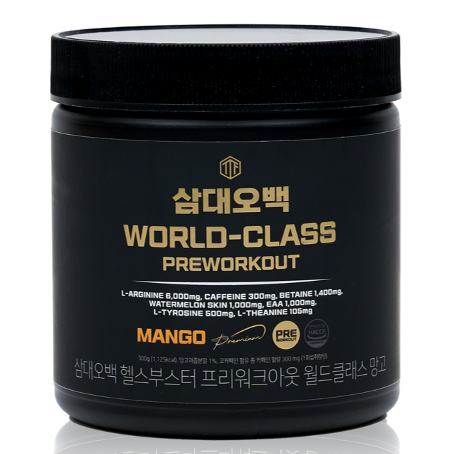 삼대오백 헬스부스터 프리워크아웃 월드클래스 망고, 300g, 1개 29,900원