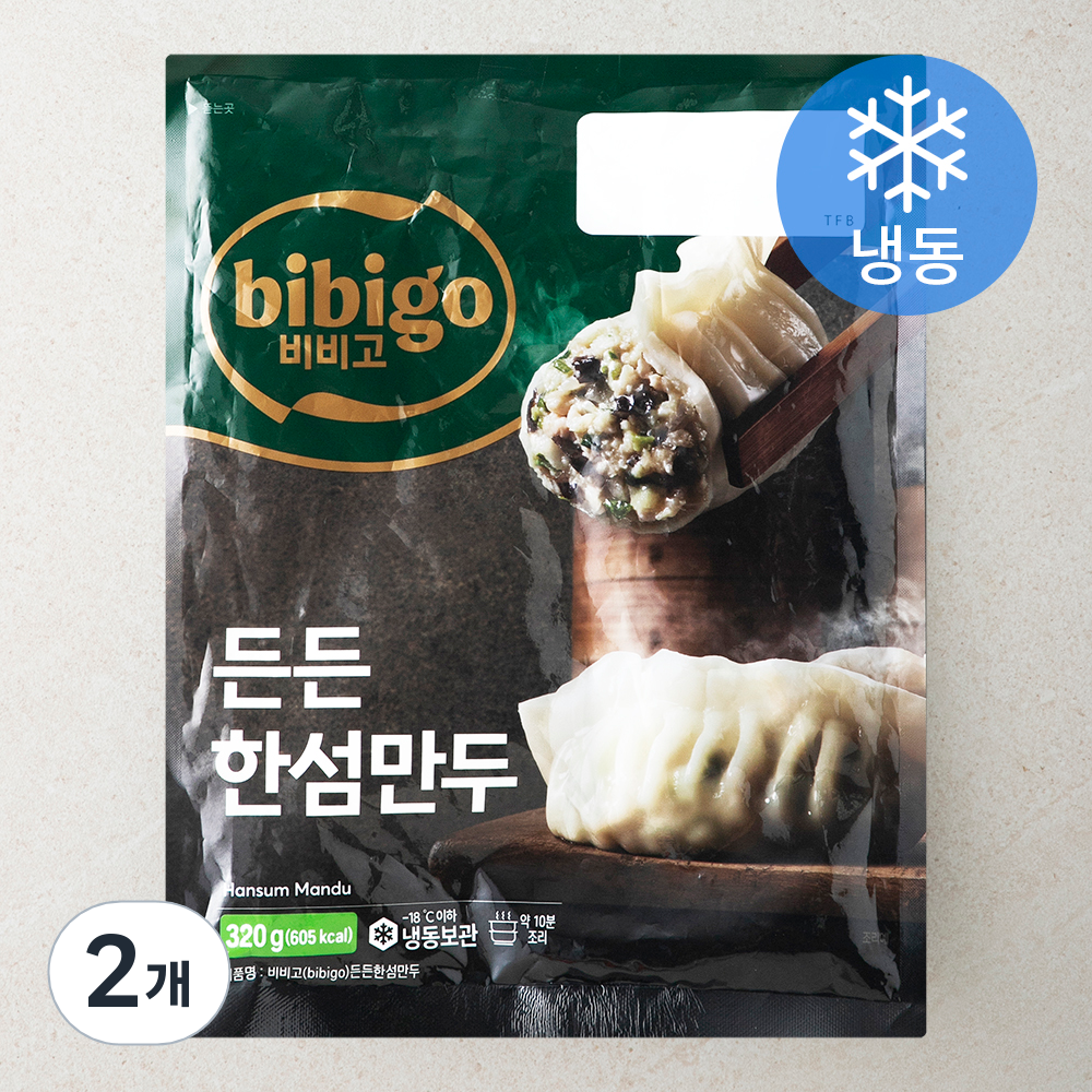 [로켓프레시] 비비고 든든한섬만두 (냉동), 320g, 2개 6,480원