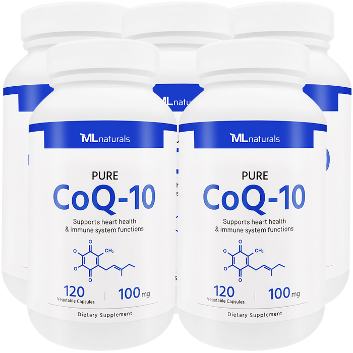 [미국번개배송] 착한명품 마이라이프 내추럴스 퓨어 코큐텐 100mg 120 야채캡슐 5병, 5개, 120정 87,900원