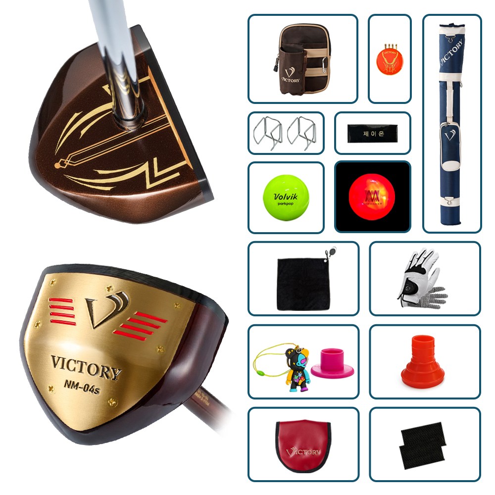 빅토리 파크골프채 NM-04s 14종세트(골프채 골프백 파우치 파우치클립 볼빅공 볼마커외 추가 8종) 550,000원
