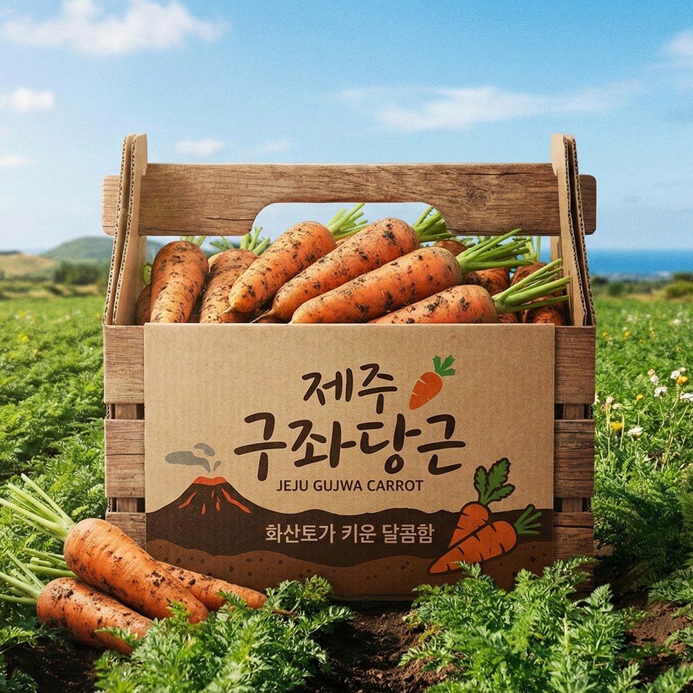 [수확즉시발송] 단골800명 달콤오독 제주 구좌당근 14,250원