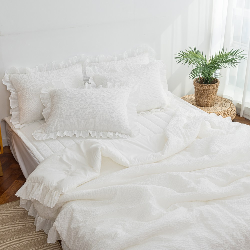 수젠하우스 러블리 파라다이스 시어서커 여름 이불 세트 135,000원