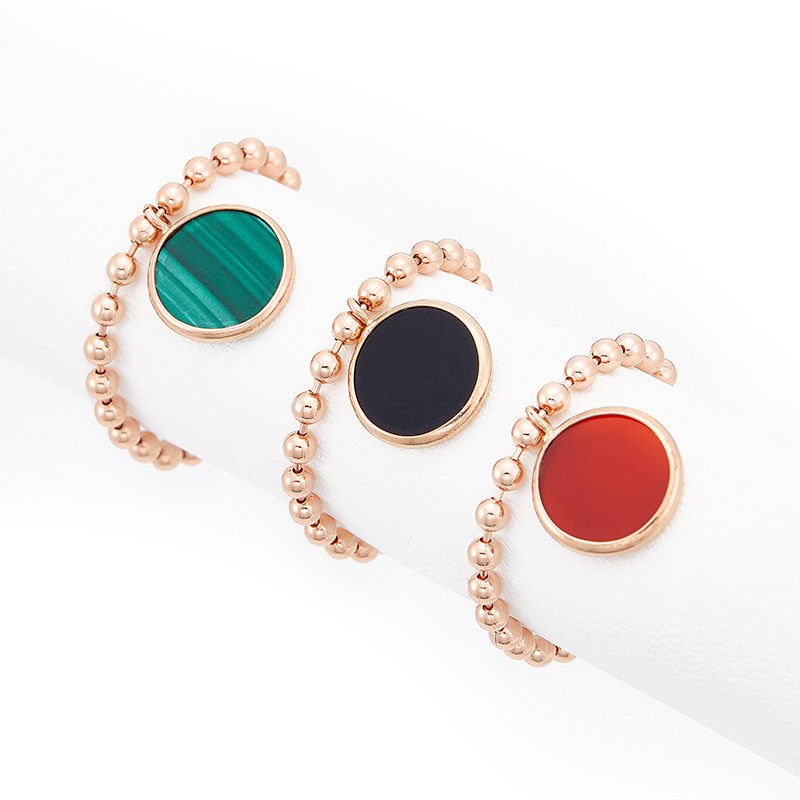 준쥬얼리 14K 파티버블(대) 천연석 체인 반지 [3종택1] 303,440원