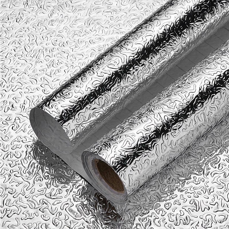 주방 접착식 알루미늄 방수 시트지 기름때 방지 주름패턴, 1개 8,900원