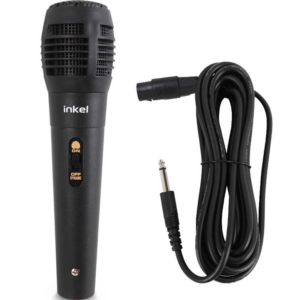 인켈 다이나믹 유선 노래방 마이크 + 3m 케이블 세트 12,900원