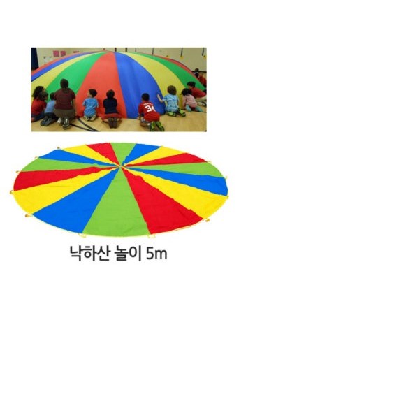 이도스포츠 협동놀이 체육놀이 낙하산 5m (16인용), 1개, 단일색상 48,000원