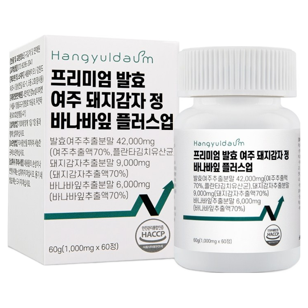 한결다움 프리미엄 발효 여주정 돼지감자 바나바잎, 60정, 4개 56,700원