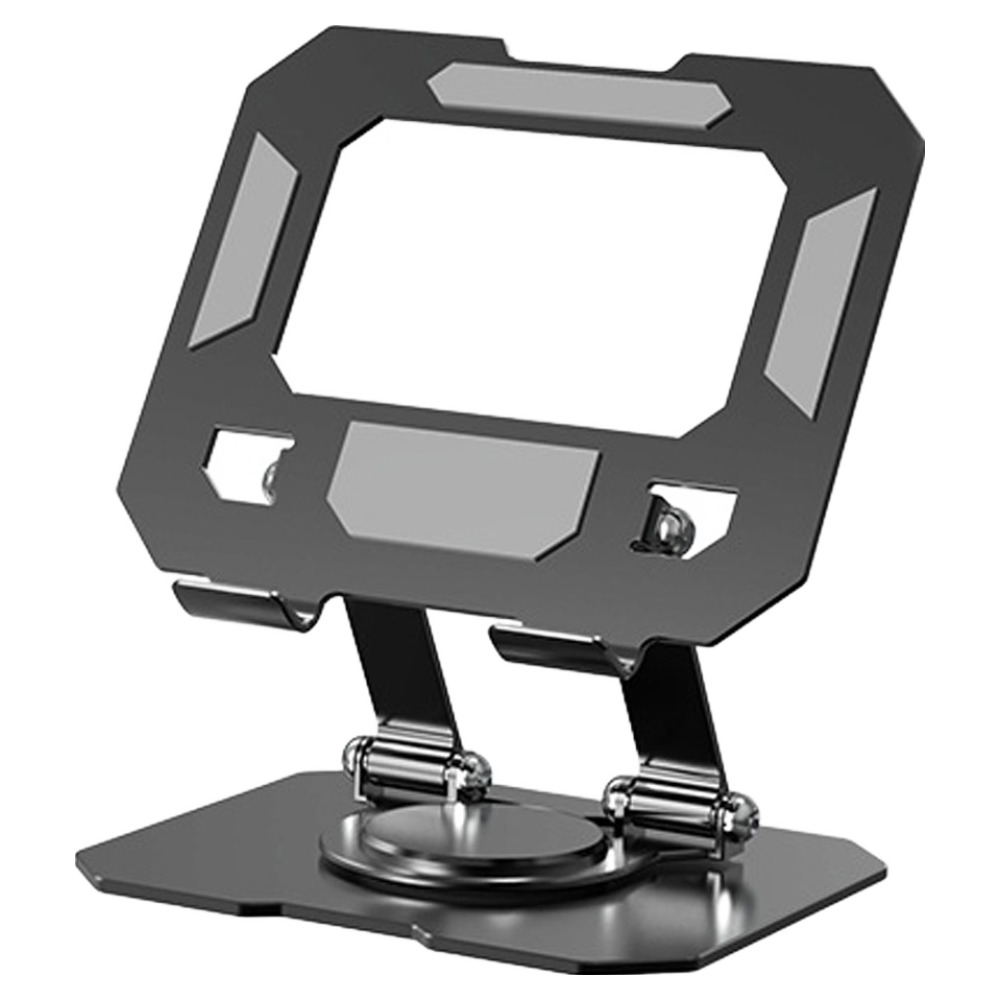 퍼플디엔 탁상용 메탈 360도 회전 접이식 태블릿 거치대, 그래파이트 블랙, 1개, PD-TABSTAND-360 8,400원