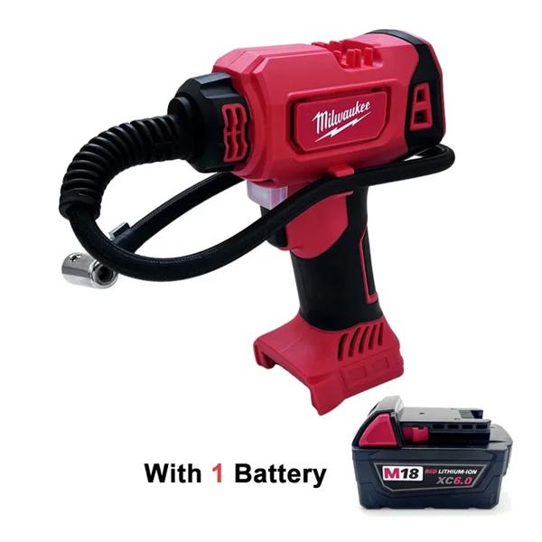 밀워키 18V 배터리 전동 에어펌프 무선 자동차 타이어 자동 공기 주입기 휴대용 에어 컴프레서 공구 148,010원