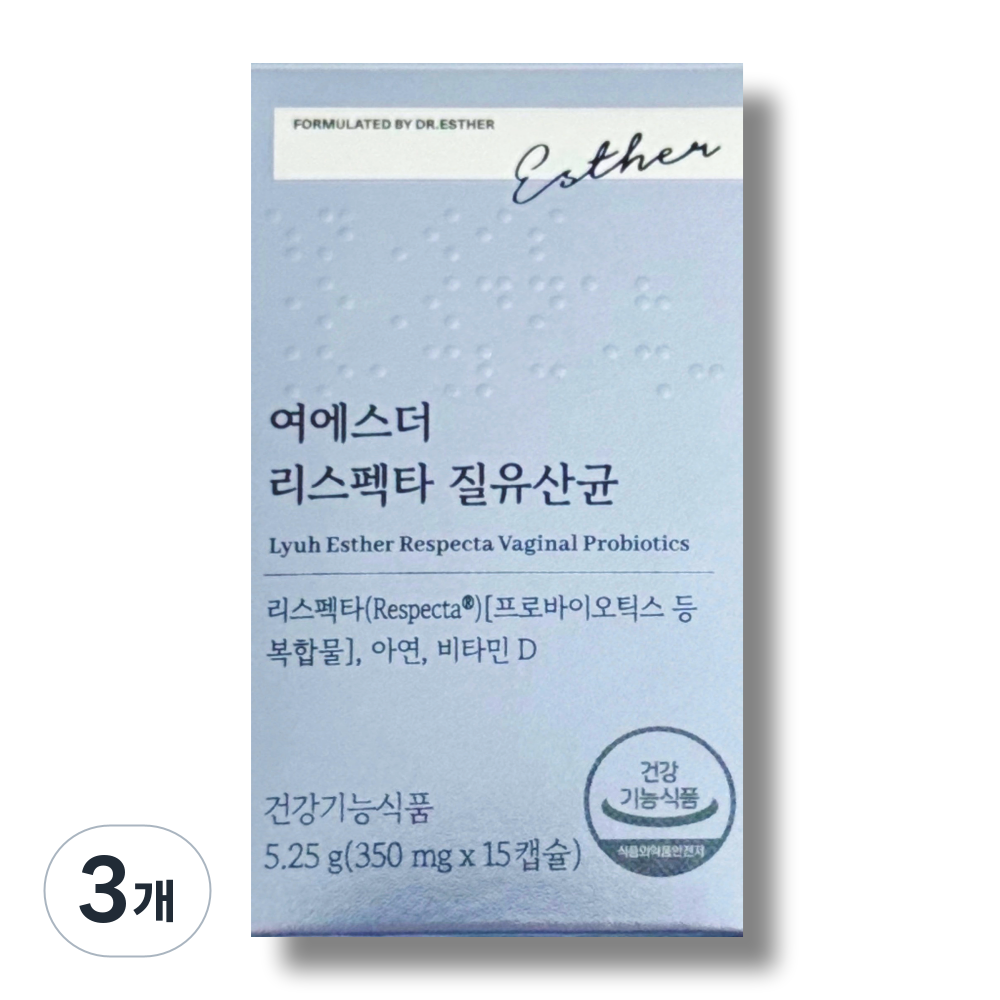 [본사직영] 여에스더 리스펙타 질 유산균 여성 질건강 유산균 68,000원