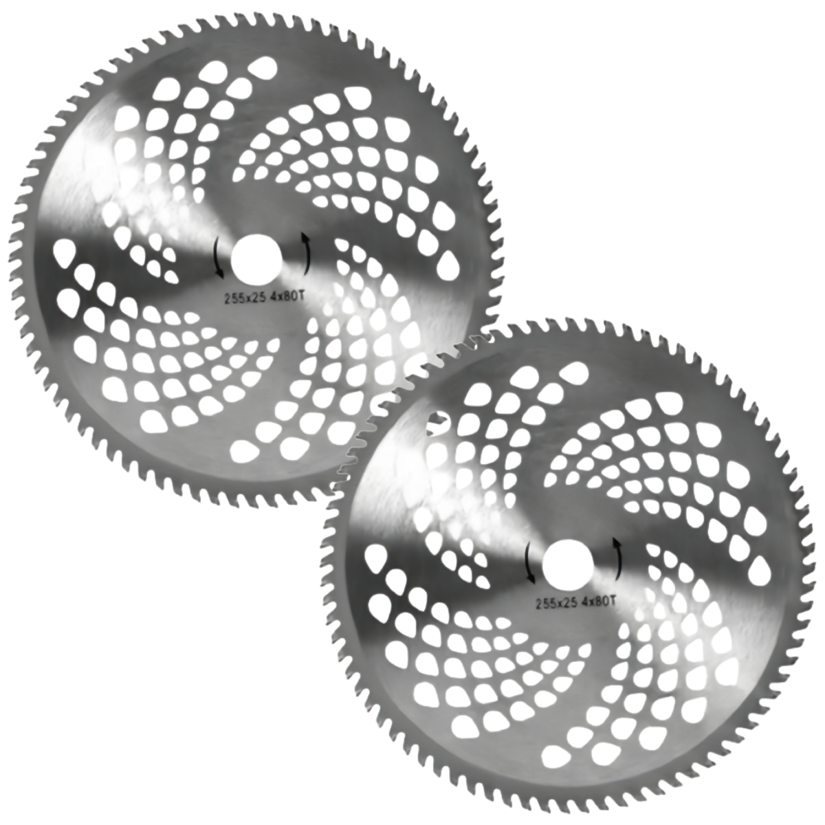 케이엠 강철 예초기 칼날 원형톱 80날 1+1 벌초용 톱날, 2개 13,600원