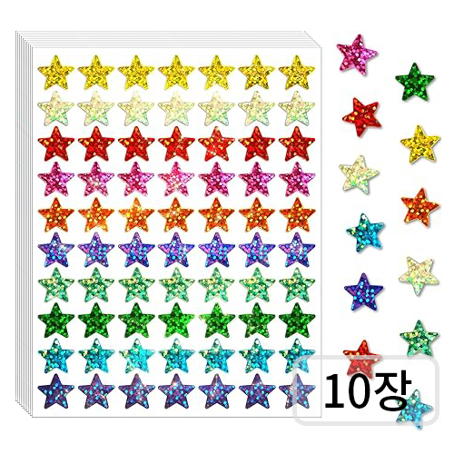 베러워커스 홀로그램 별 스티커 8,800원