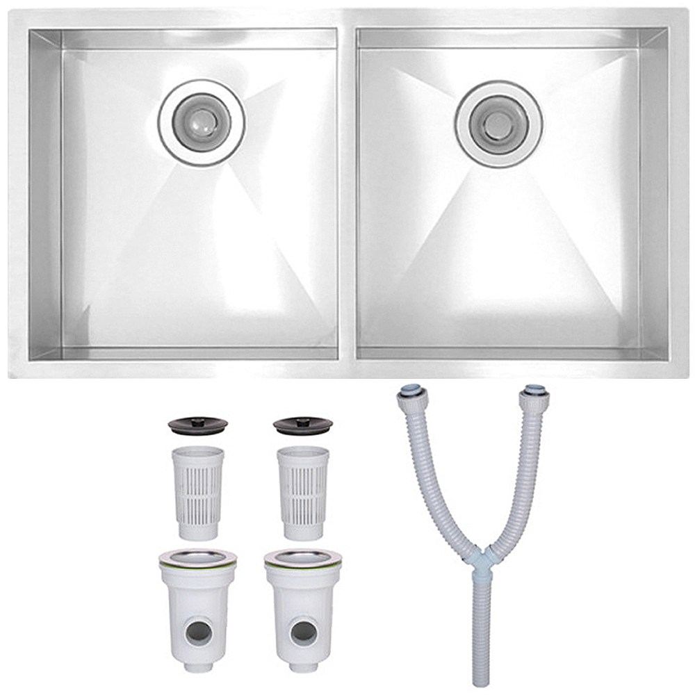 원앙싱크 ESD 7643SQ 더블 사각싱크볼 두칸 씽크볼 싱크볼세트, 1세트 500,000원
