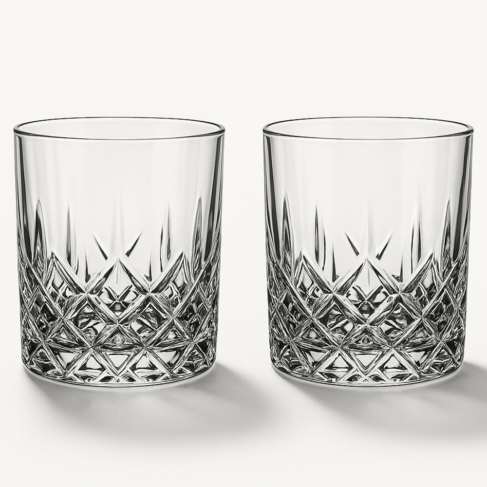 포포에어 언더락 위스키 크리스탈 패턴 글라스 잔 원형 9,640원