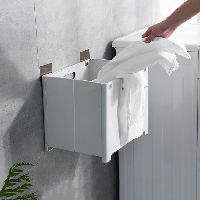 Maxinsk 무타공 벽걸이 빨래바구니 대용량 접이식 빨래바구니 다용도 이동식 세탁바구니 19,860원