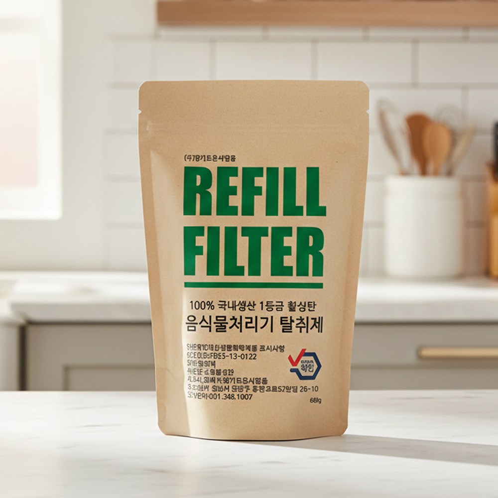 [호환] 한봉투면 충분! 히라 리필필터 음식물처리기 교체용 활성탄 필터 7,000원
