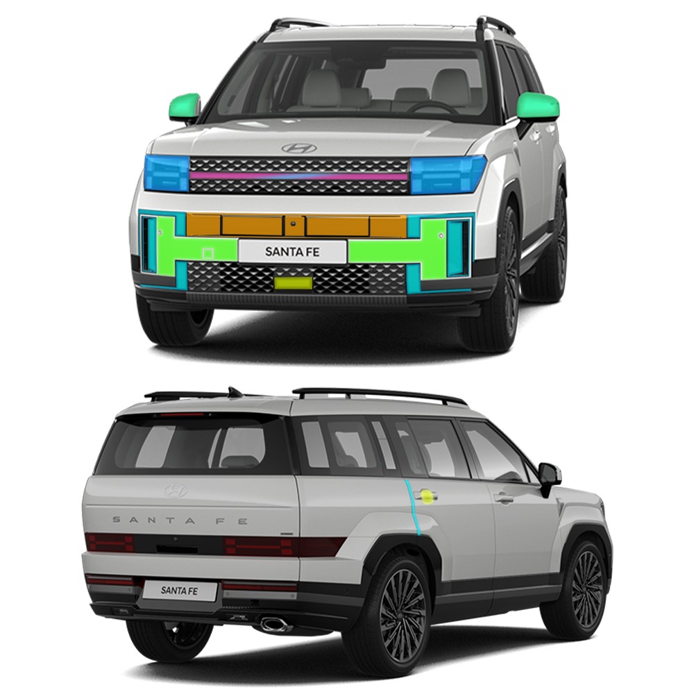 스킨엑스 싼타페 MX5 캘리그래피 PPF 외장필수패키지A 차량보호필름 98,000원