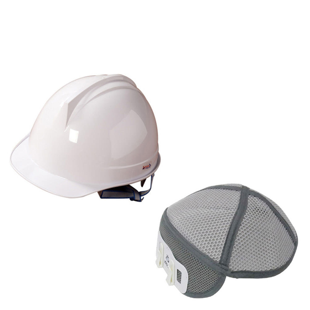 [TED MALL 1SET 무료배송] 국산 동명 투구자동 백색 안전모 + 지벤 안전모 땀 내피 SET 11,480원
