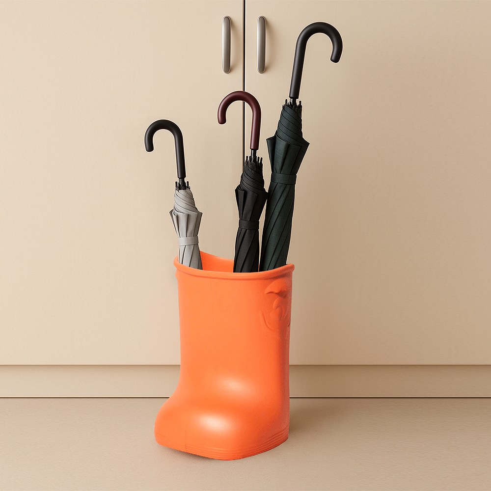 러블리썬 [러블리썬] 장화 우산 스탠드 현관 베란다 사무실 다용도 우산꽂이 정리함, 장화우산꽂이 - 오렌지 29,900원