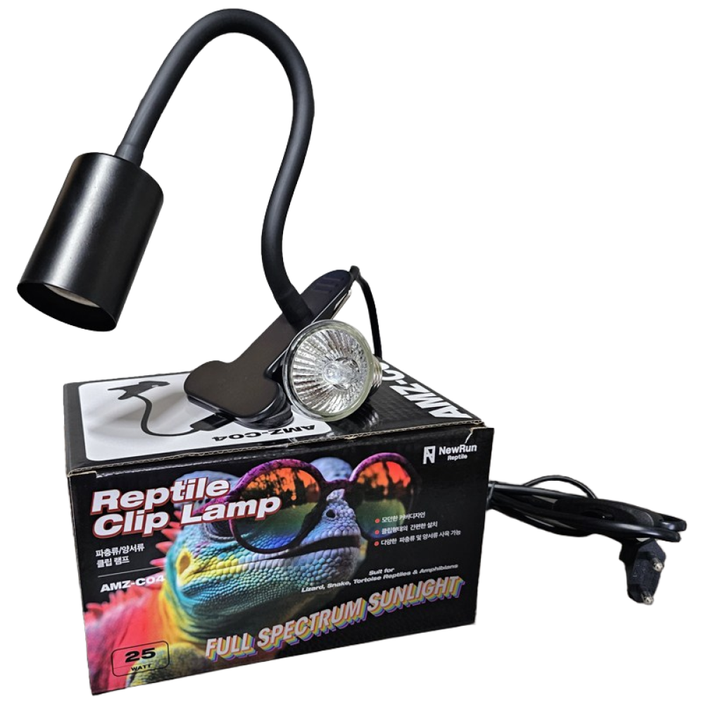 NRC 심플 자바라 파충류집게소켓 C04 UVB UVA램프포함 13,900원