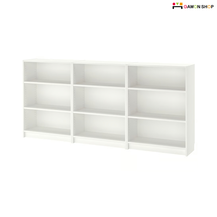 이케아 BILLY 책장 1세트 (3개구성/240x28x106cm)/책꽂이 225,400원