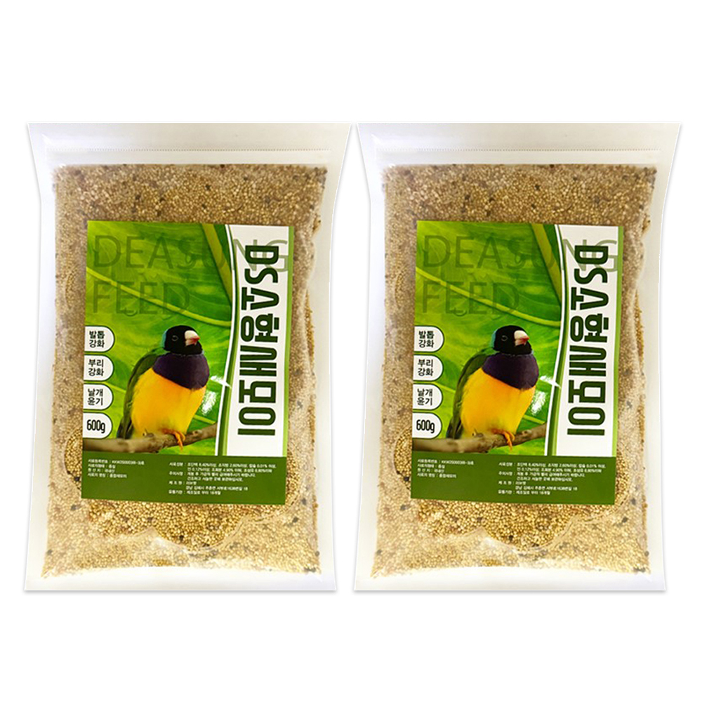 DS 소형새 잉꼬 금화조 카나리아 호금조 십자매 모이 8,000원