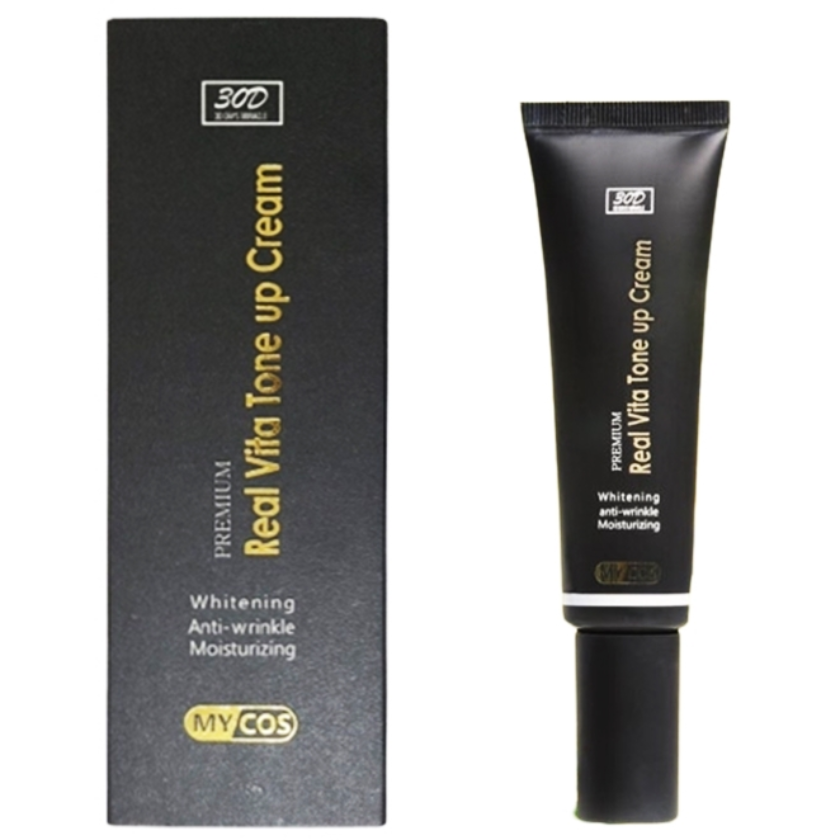 리얼 비타 기미제거 톤업 크림 미백 주름 2중 기능성 비타민 기미 잡티 반점 검버섯 주근깨 케어 브라이트닝 크림 19,800원