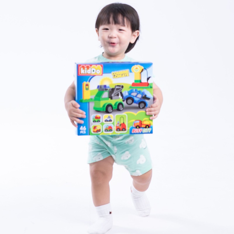 블록피아 키드두 블록 창의력 자동차 듀플로 호환 유아 블럭, 1개 24,000원