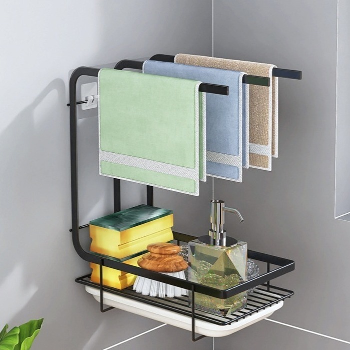 피앤케이 스텐 주방 행주걸이 벽걸이 싱크대 건조 거치대 10,200원