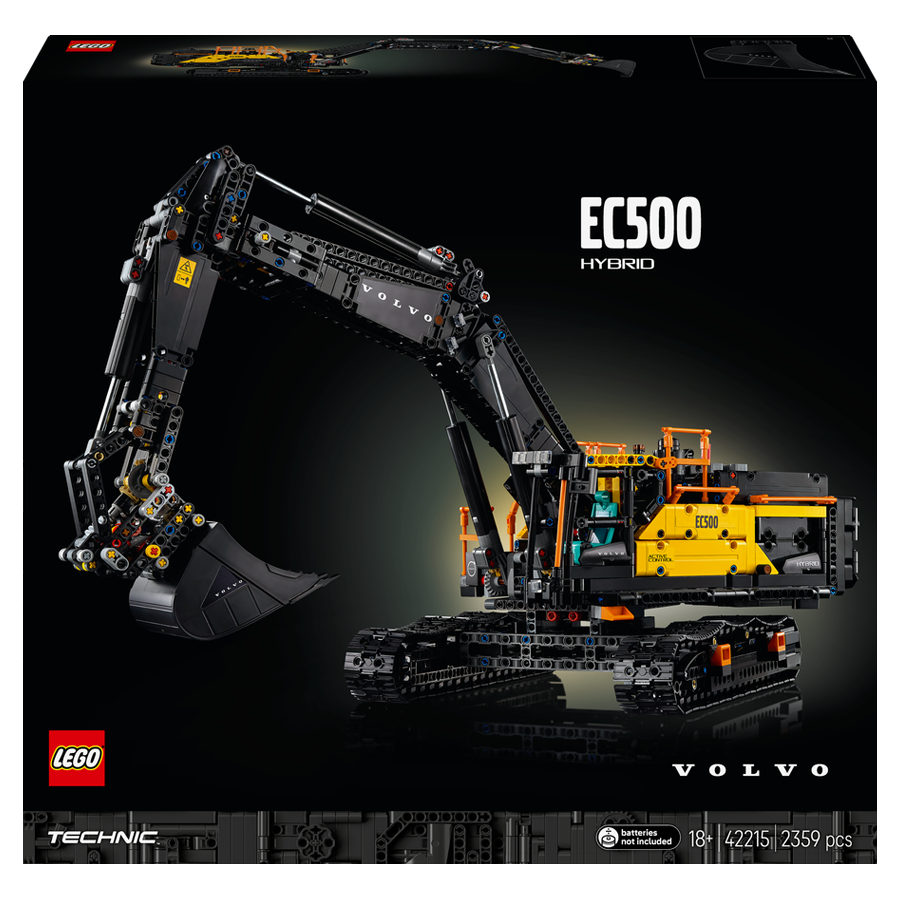 레고 테크닉 42215 볼보 EC500 하이브리드 굴착기, 혼합색상, 1개 439,400원