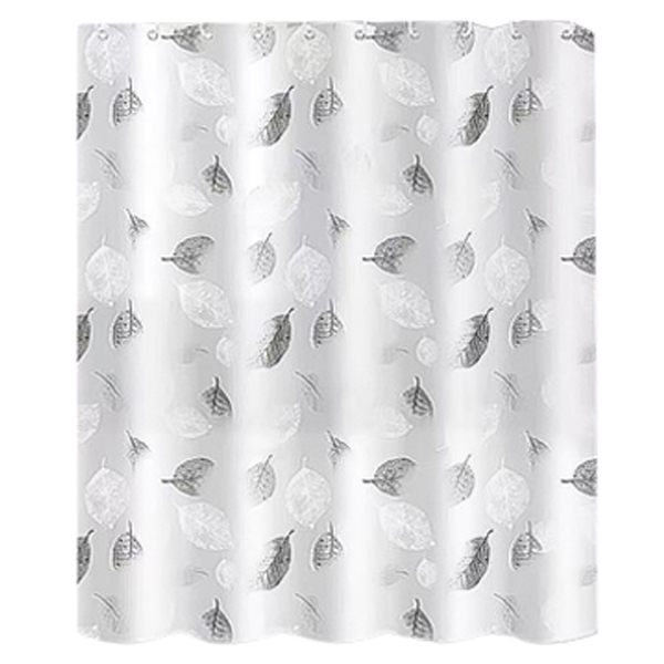 블럭마트 심플 나뭇잎 샤워커튼 5,800원