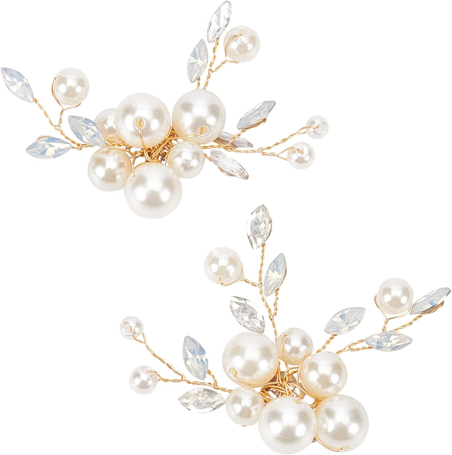 1세트 진주 신발 장식 플래티넘 합금 액세서리 및 크리스탈 라이네스톤 캡슐 포함 꽃 화이트 5.7x5.3x1.9cm 10,870원