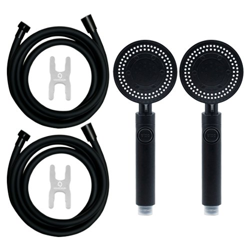 홈다움 몬스터 다기능 수압 상승 샤워기 + 안꼬이는 말랑이 PVC 샤워호스 2m 48,800원