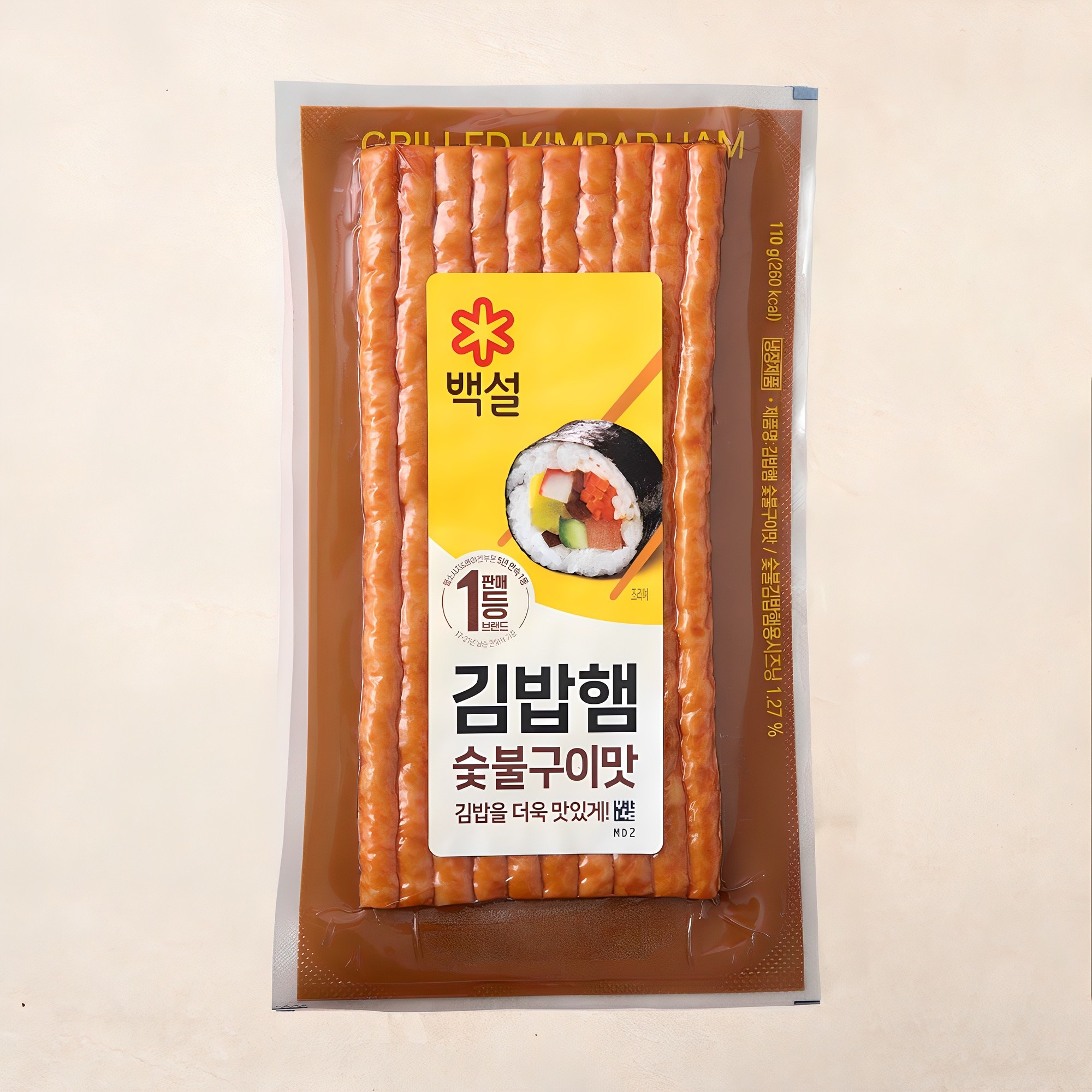 [로켓프레시] 백설 숯불구이맛 김밥햄 2,840원