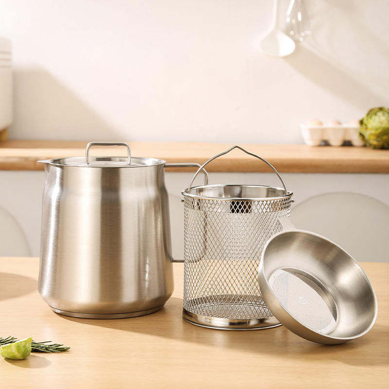 니치유 304스텐 인덕션 주전자  튀김바스켓 라면 2L채망세트 21,900원