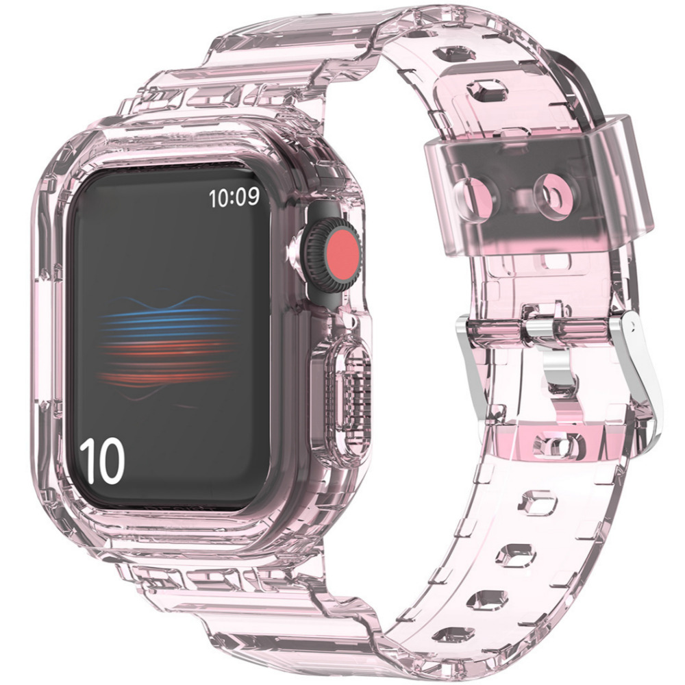 영스피플 애플워치 호환 투명 일체형 스트랩 3 6 7 8 9 10 11 se2 3 밴드 38 40 41 42 44 45 풀커버 시계줄 루프 10,980원